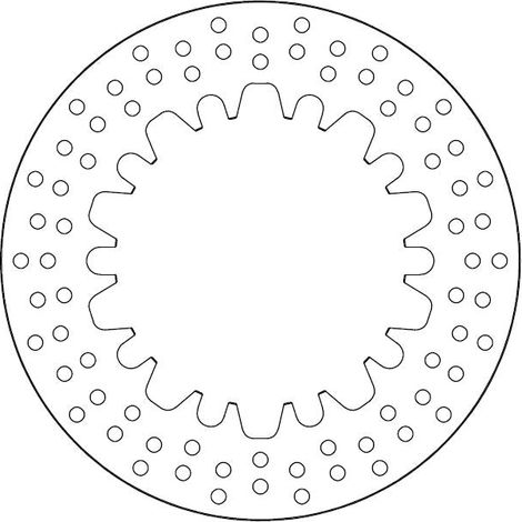 Disque de frein fixe pour BMW série R - HOMOLOGUE TÜV - Ø260x158x145 NbTrou10xØ13.8