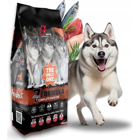 Alpha Spirit Formule 7 Jours, croquettes complètes pour chien, 12 kg