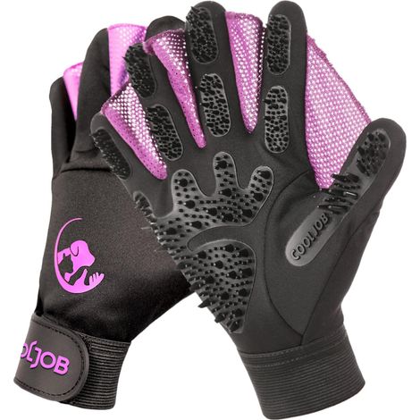 Pet Grooming Gloves for Dogs, Cats and Horses, Pet Cleaning Gloves, Massage Gloves for Animals, Hair Cleaning (1/5)
