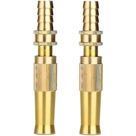 Garden Brass Spray Gun Nozzle High Pressure Water Hose Nozzle Heavy Duty Water Spray Gun Adjustable 20240603 (1/5)
