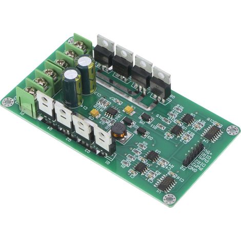 Doppelmotortreibermodul mit H-Brücken-Treiberschaltung (DC IRF3205 MOSFET, 3-36V, 10A Spitze, 30A) (1/5)