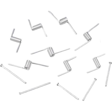 10 Pinces à cheveux, Acier inoxydable, Ressort de torsion, Grande taille, Argent, Pour coiffure quotidienne