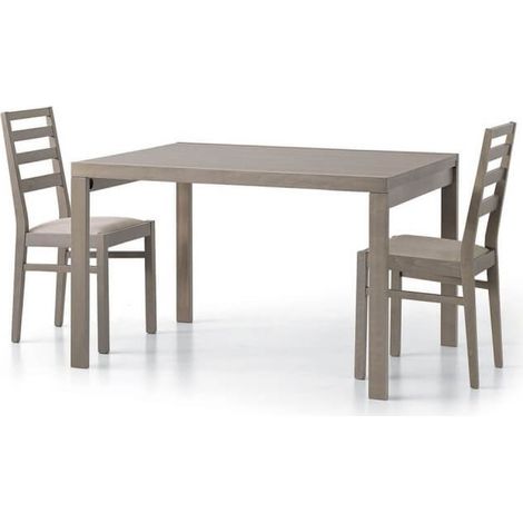 Tavolo Moderno Allungabile 120 x 90 Larice Dimensione Tavoli: 120 x 90 + 1 allunga 120 cm (1/2)