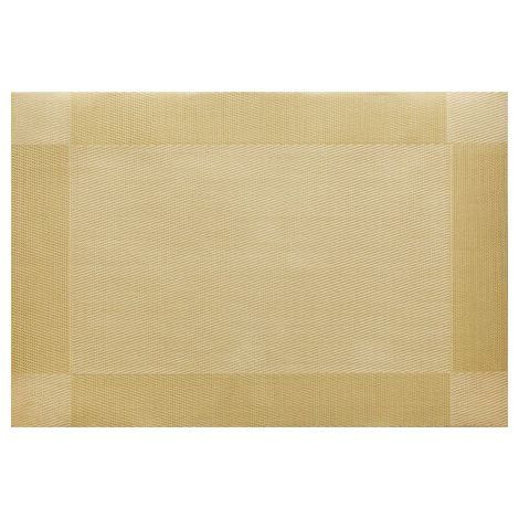 Ensemble de table à manger 6 pièces sets de table dorés lavables, faciles à nettoyer, sets de table de cuisine, tapis de table d'extérieur, sets de table résistants à la chaleur, 30 x 45 cm (1/5)