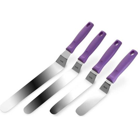 ibili Espátula Curvada Violeta 25 cm Repostería