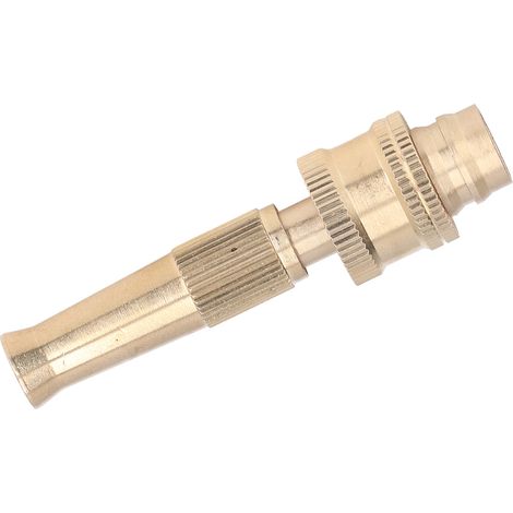 Embout de tuyau d'arrosage à filetage interne G1/2, résistant à la haute pression, diamètre de sortie de 15 mm, buse de pulvérisation réglable (1/5)
