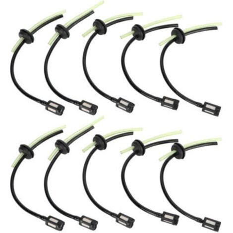 Pair - Ensemble de Filtres à Huile et Tuyaux pour Tondeuse à Gazon Tronçonneuse 10 Pièces Compatible GX35 - (1/5)