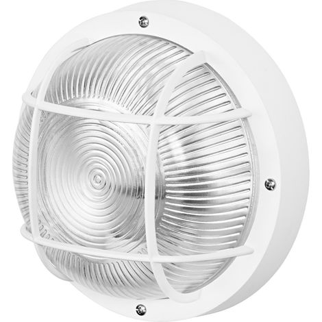 Osram LED Wandleuchte Bulkhead Essential Round E27 weiß (1/3)
