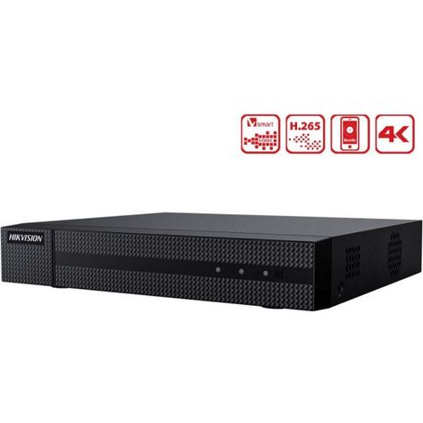 NVR 8 Hikvision Canali Intelligenza Artificiale 4K HD 8CH@8Mpx H.265+ 80Mbps P2P ONVIF