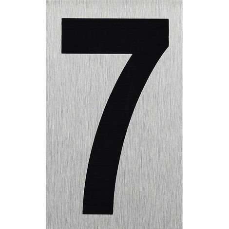 Targa per porta in alluminio 7 100x60mm