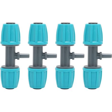 10pcs 16mm to 4/7 Barbed Tee Connector for PE Irrigation (1/5)