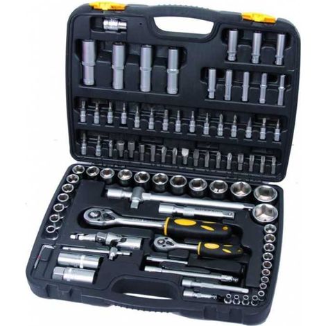 Caja Vigor Llaves Llave de vaso Crv 1/4-1/2 Hexagonal Piezas 94
