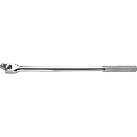 Facom – Poignée articulée pour douille 1/2'' – Longueur 410 mm – Tête articulée 180° avec freinage – Manche moleté pour confort d'utilisation (1/5)
