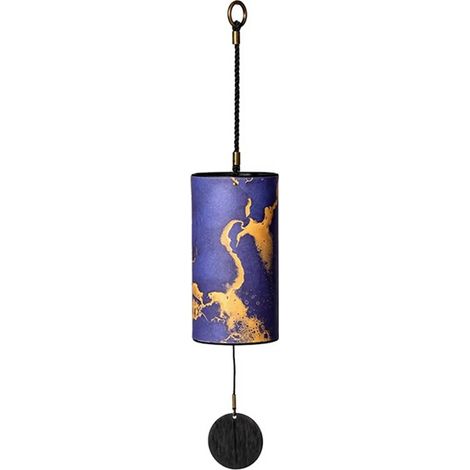 1 couleur : violet  Matériau : Carillon éolien en métal et bambou à 9 tiges  Carillon éolien d'extérieur.