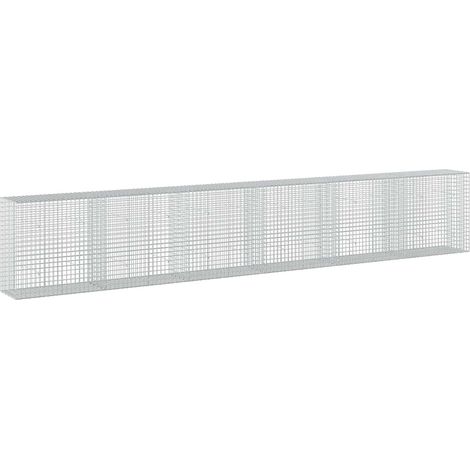 Gabione mit 3,5 mm Draht und 5x5 cm Maschen 600x50x100 cm vidaXL (1/5)