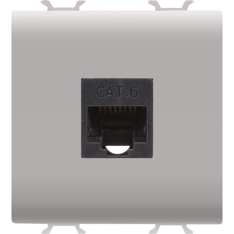 CONNECTEUR RJ45 2M CAT.5E UTP BEIGE GEWISS GW13434