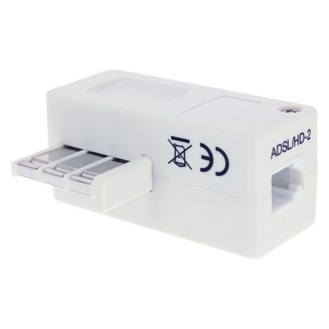 Filtre ADSL Prise T Gigogne + RJ11 FUJIONKYO (1/4)
