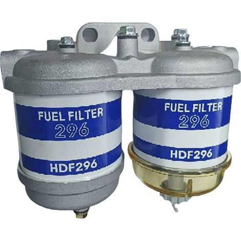 7111-296 HDF296 Dieselkraftstofffilter Öl-Wasser-Abscheider Doppelbecher Gesamt (1/4)