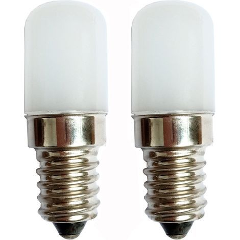 [2 Pièces] E14 Petite Ampoule LED 2W à Vis Remplacer 20W Halogène Abat-jour Lumière Blanche Froide 6000K 180lm-Chaleur Non Variable pour Réfrigérateur/Machine à Coudre/Machine à Fumer (1/5)