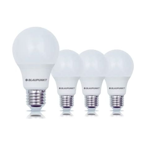 Blaupunkt Lampadina LED con Attacco E27 - Classico - Luce del Giorno - 9W - Equivalenti a 60W - Luce Bianca Naturale 4000K - Lampadine Efficienza e Risparmio Energetico - Lampada - Box 4 Pezzi (1/4)