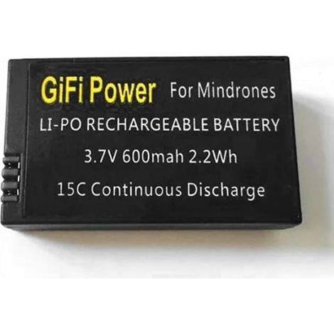 Paracity, batteria da 3,7 V 600 mAh per Parrot MiniDrones Mambo, Jumping Sumo e Rolling Spider. (1/5)