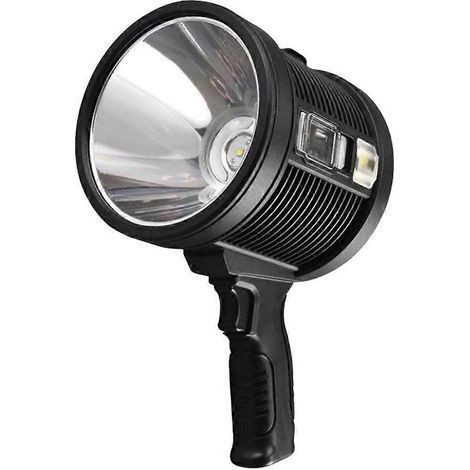 Projecteur rechargeable. lampe torche LED portable de 100 000 lumens. super projecteur solaire d'extérieur L (1/5)