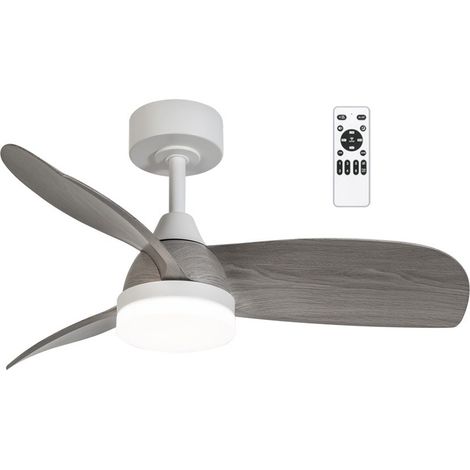 Ventilador de techo LED Borse Blanco+Gris CCT Dim (18W) (1/5)