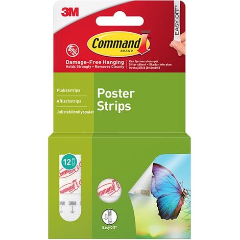 Command 7100336670 Poster Strips x 12 7100336670 COM0712
