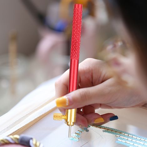 Kit de Broderie Perlé Français - Aiguilles en Alliage Léger pour Créations DIY et Travaux de Couture