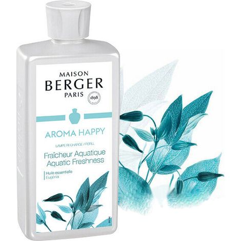 Ricarica Lampada Catalisi Profumo Aroma Happy Fraicheur Aquatique Maison Berger (1/2)