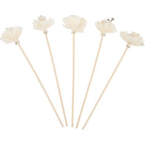 Set mit 5 Duftstäbchen mit Blüten (1/3)