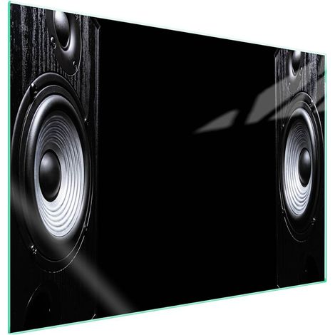 Protection de plaque de cuisson en verre 70x52 Musique (1/5)
