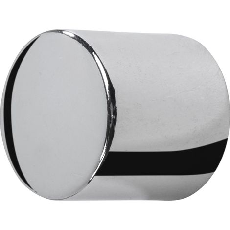 2 pomoli tappo cromo terminale per tubo tende diametro 20 mm