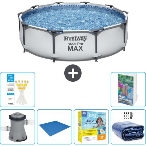 Bestway Steel Pro MAX Rund - 305x76 cm - 7-teilig S245