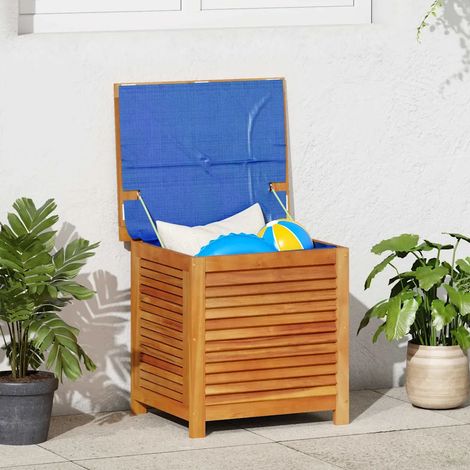 Gartenbox mit Lüftungsschlitzen 60x50x56 cm Massivholz Akazie vidaXL