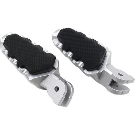 Reposapiés para motocicletas HYPERMOTARD 821 Multistrada MTS 950 1260 1200 (plateados)