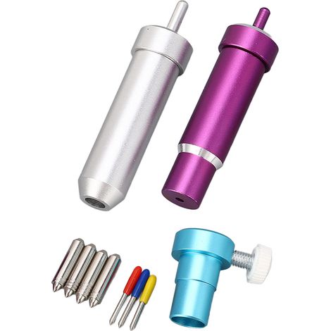 Universelles Ersatzklingenset (30°, 45°, 60°) für CRICUT Maker, inklusive Halterung und Etui