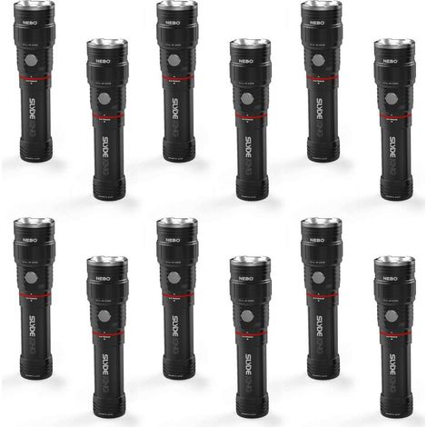 Lote de 12 linternas recargables Slyde King - Nebo (1/5)