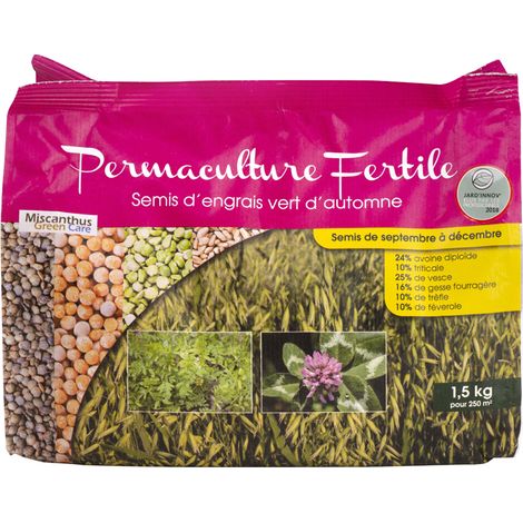 Semis d'Engrais Vert d'Automne - Permaculture Fertile® (Sac de 1,5kg) (1/3)