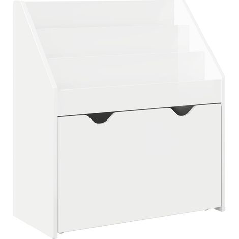 Maison Exclusive - Libreria per Bambini Bianco Lucido 60 x 29,5 x 69 cm