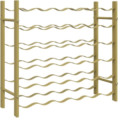 Maison Exclusive - Weinregal für 36 Flaschen Golden Metall (1/5)