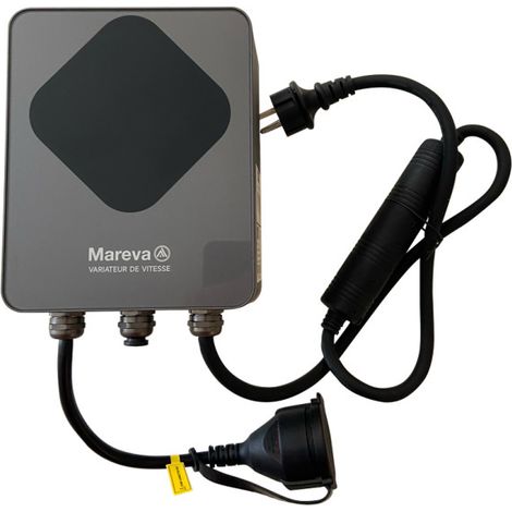 Variateur de vitesse pour pompe de jardin – Monophasé – Économie d'énergie jusqu'à 80% – Réglage simple – Longueur câble 2m – Mareva_Access (1/2)