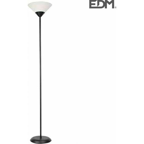 Bodenlampe auf Fuß Modell Miami Farbe Schwarz E27 60W Edm