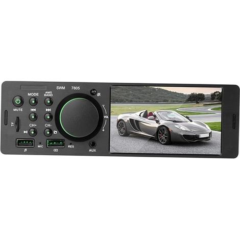 Radio de coche de 4 pulgadas, negra (1/5)