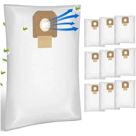 Sac à poussière de rechange for aspirateur Bosch GAS35,GAS35L AFC, série 2607432037(10PCS) (1/4)