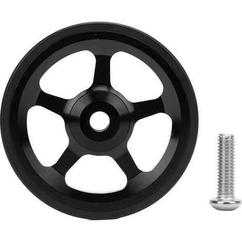 Vélo pliant Easy Wheel, fonctionnement fluide, déplacement facile, fixation sécurisée, alliage d'aluminium Easywheel noir (1/5)