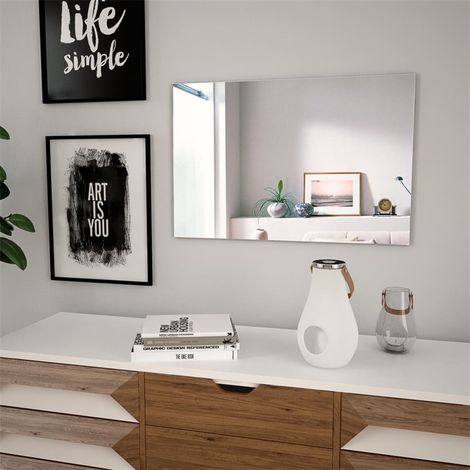 FIMEI Miroir mural 60 x 40 cm Rectangulaire Verre (1/5)