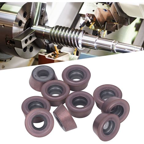 10-teiliger CNC-indexierbarer Hartmetall-Schaftfräserhalter, hartmetallbeschichtet, für Metalldrehmaschinen, Schneidwerkzeug RDMT1204MOTN (1/5)
