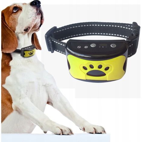 Collare antiabbaio per addestramento cani, senza elettricità, vibrazione, suono, IP65, USB
