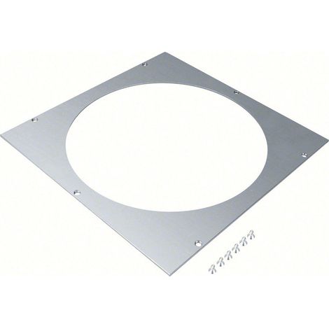 Cadre de montage diam 306mm épais 4mm pour boîte de jonction acier 340 mm (UDM3306R12)